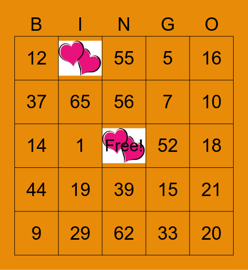 Test Bingo Card Bingo Card