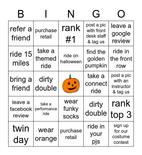 SPOOKY BINGO Card