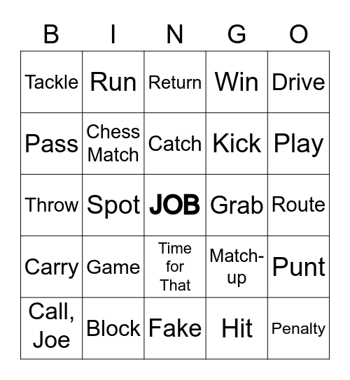 TROY AIKMAN'S THURSDAY NIGHT "IT'S A HECKUVA...." Bingo Card