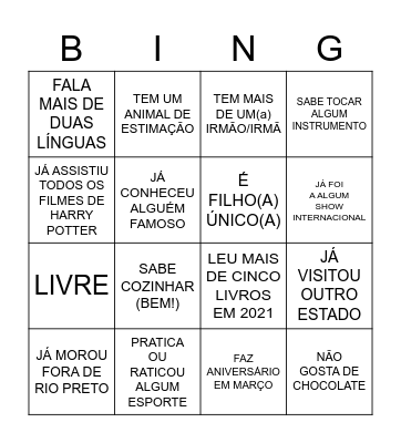 WORKSHOP - DISCIPLINA POSITIVA Bingo Card