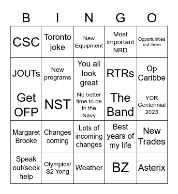CoC '21 Bingo - Covid ed. Bingo Card