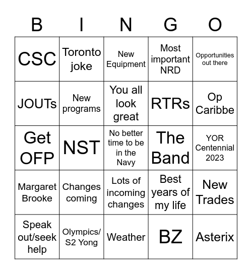 CoC '21 Bingo - Covid ed. Bingo Card