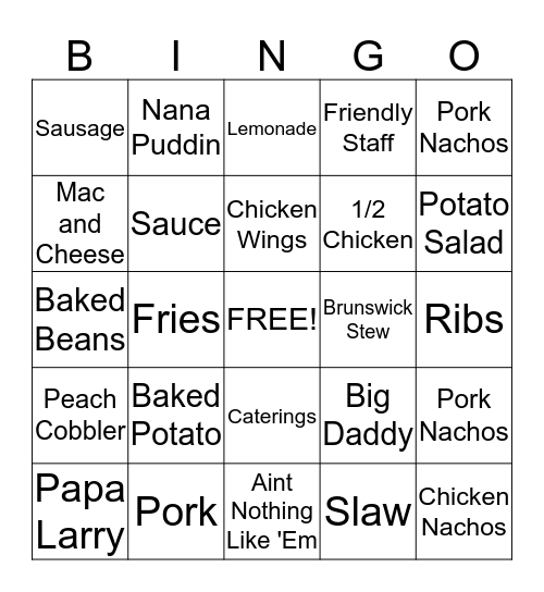 Dreamland Christmas Bingo Card