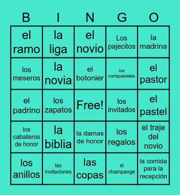 DESPEDIDA DE SOLTEROS DE ADRIANA Y DAVID Bingo Card