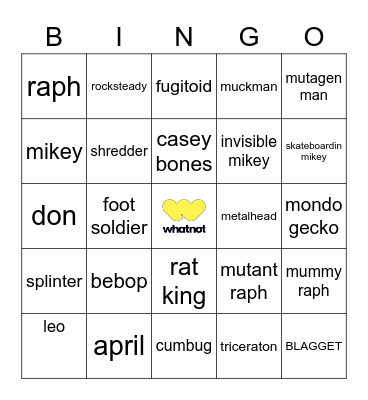SUS Bingo Card