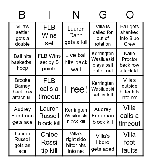 Pink Out Bingo!! Bingo Card