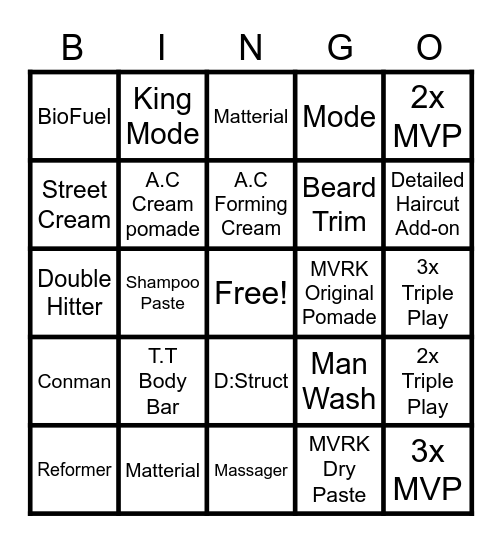 AZ209 #2 Bingo Card