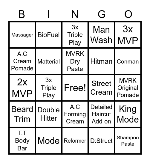 AZ209 #5 Bingo Card