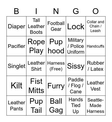 CC's Bingo Card