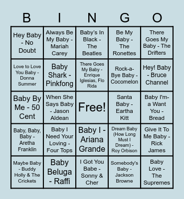 Hoffman Twin Bingo Card