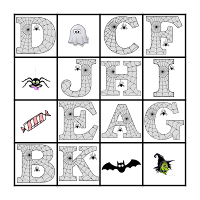 HALLOWEEN ABC Bingo Card