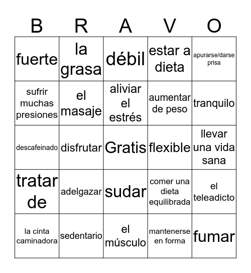 Descubre 2 Bingo Card