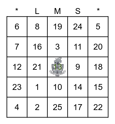 Loftis Middle School Basketball Fundraiser Bingo Card