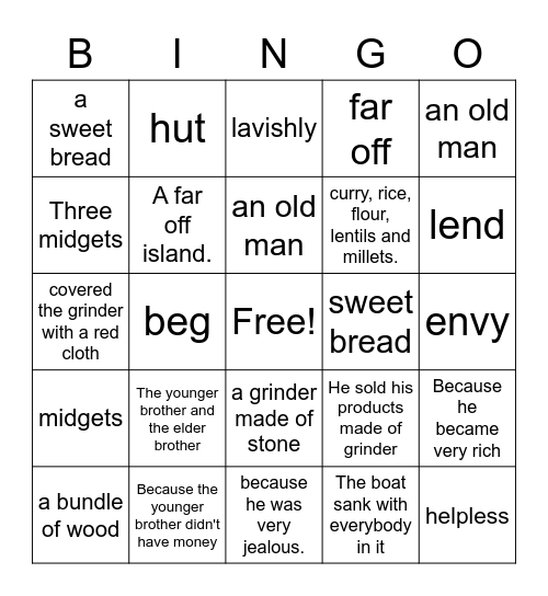 Salty-sea-story Bingo Card