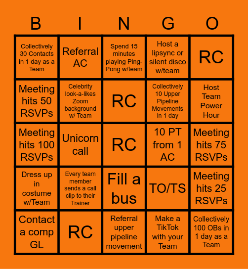 SP00KY COMPETITION! Bingo Card