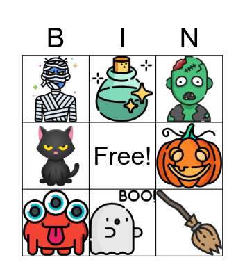 HALLOWEEN Bingo Card