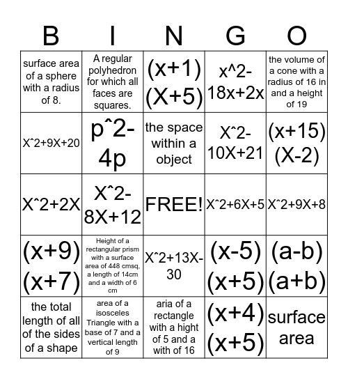 Geo bingo  Bingo Card