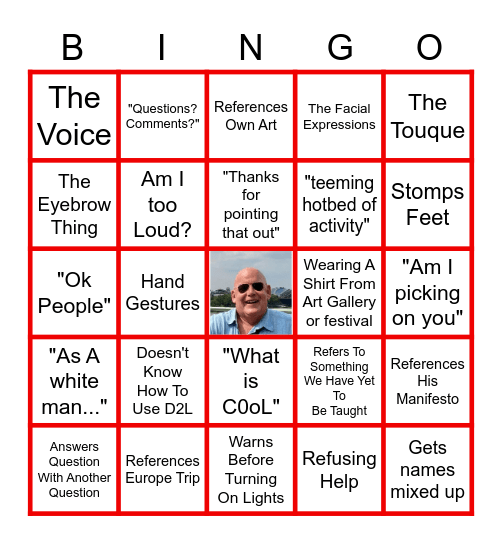 John.G Bingo Card