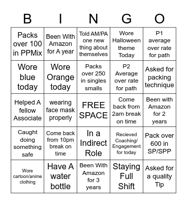 Singles BINGO! Bingo Card