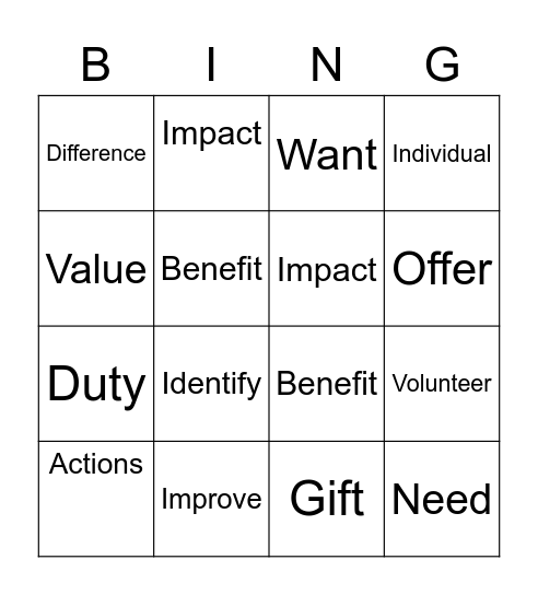 Reach D1-First Half Bingo Card