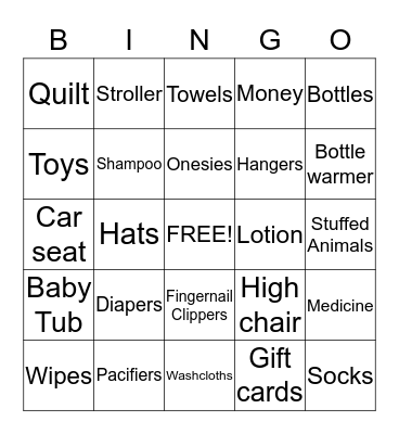Samuel's Safari  Bingo Card