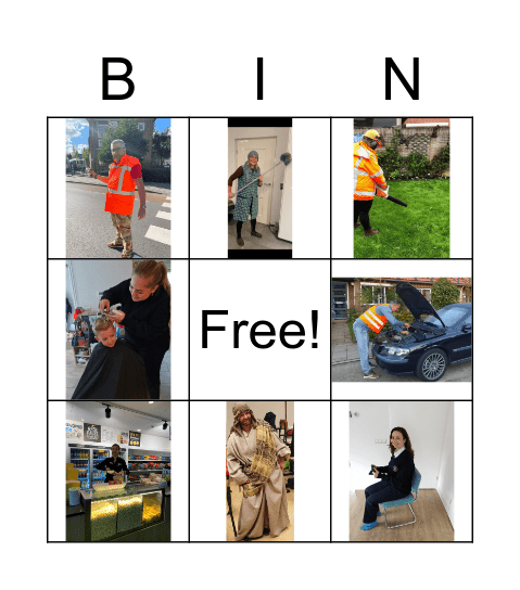 beroepen bingo Card