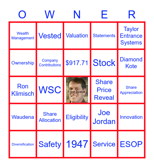 ESOP Bingo Card