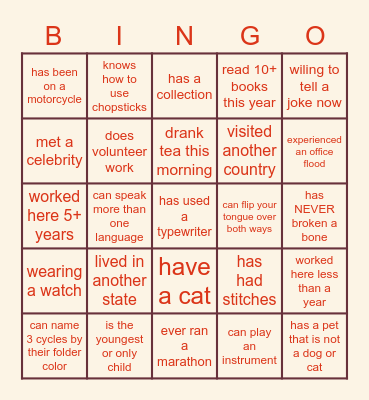 MYHAT/SP Retreat 2021 Bingo Card