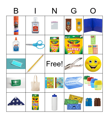 Bag Hunt Bingo Card