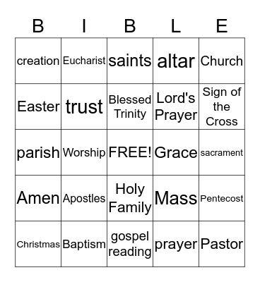 Have a good summer! Bingo Card