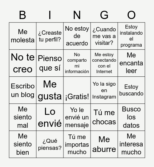 La tecnología Bingo Card