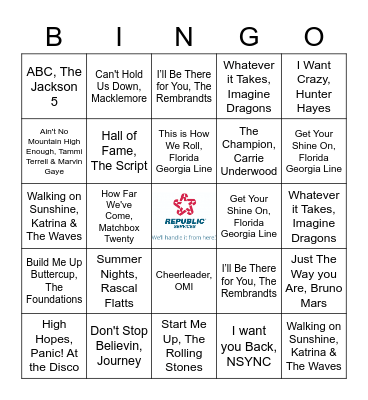 CD - Customer Service Week Bingo Card