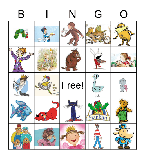 Character BINGO Card