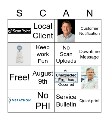 ScanPoint Bingo Card