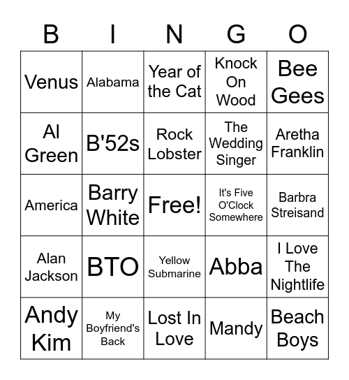 Oct Bingo 2 Bingo Card