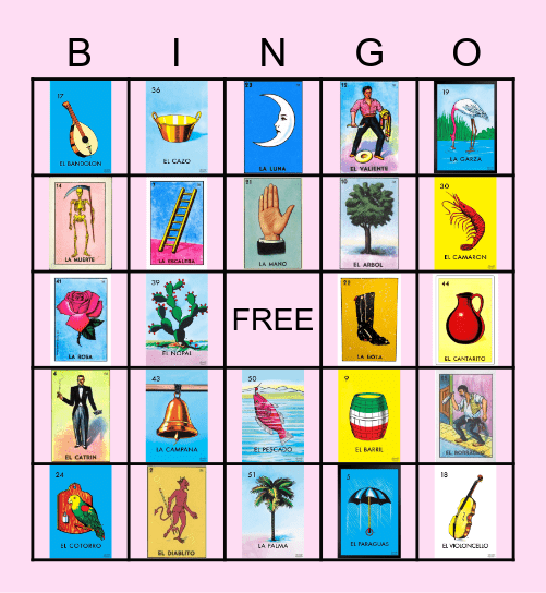 LOTERÍA Bingo Card