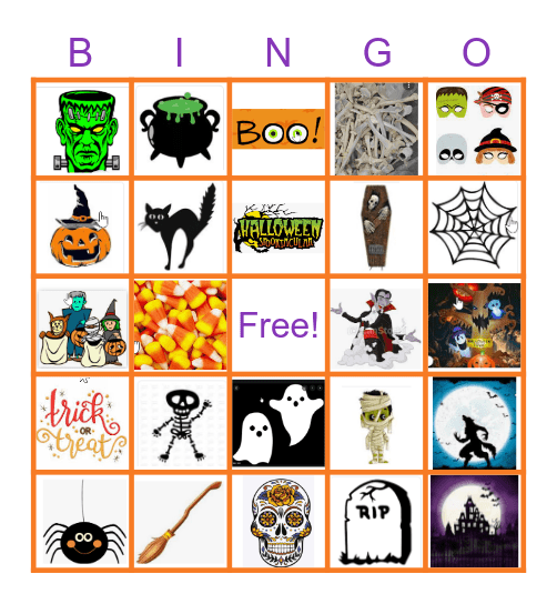 Halloween Bingo Card