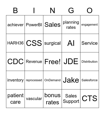 CS Week Bingo Card