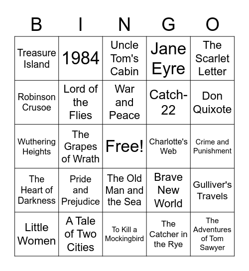 MS Stock Bingo Card