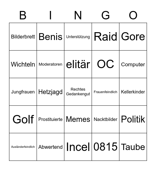 Y-Kollektiv Bingo Card