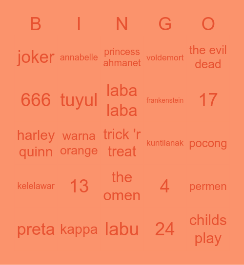 tutticiub Bingo Card