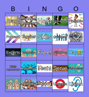 Customer Service Week Bingo Card