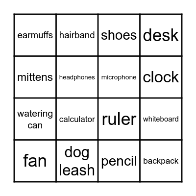 What Technology Am I? Bingo Card