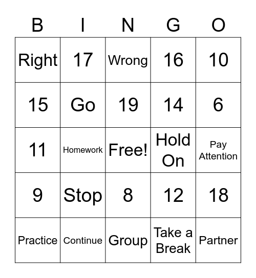 Learning and Medical Part 2 Bingo Card
