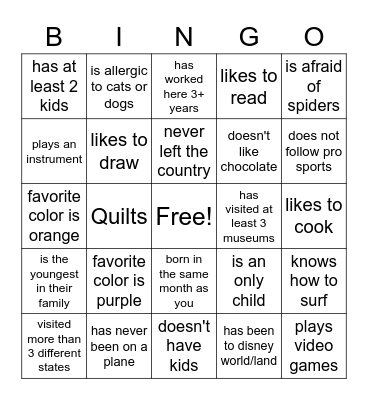 Team Builder 2 Bingo Card