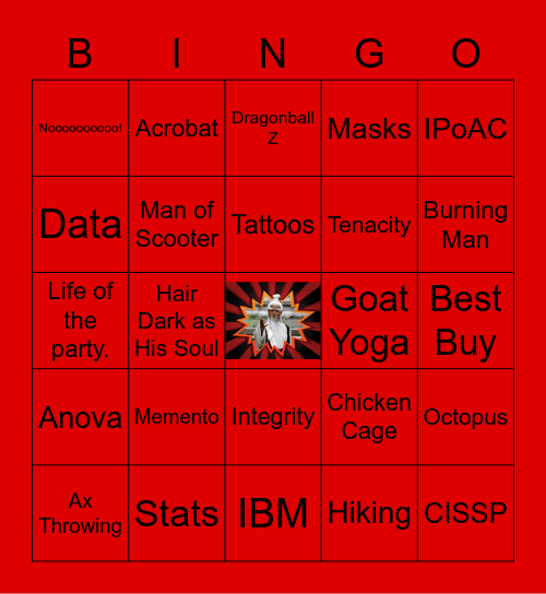 The Dark Side Bingo Card