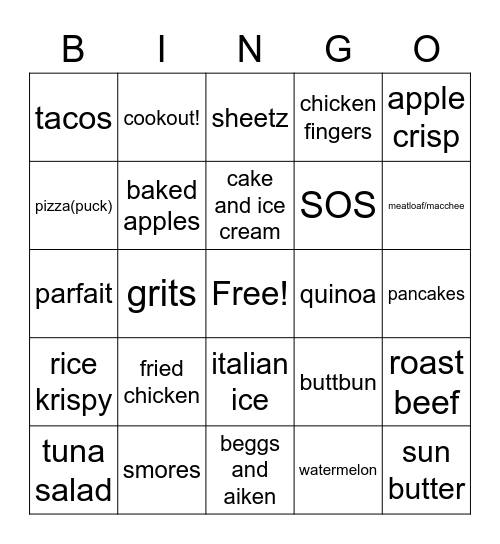 shrine mont grub Bingo Card