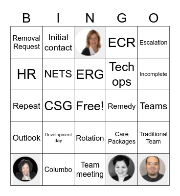 ECR CSW Bingo! Bingo Card