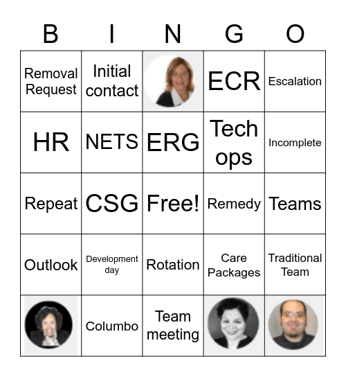 ECR CSW Bingo! Bingo Card