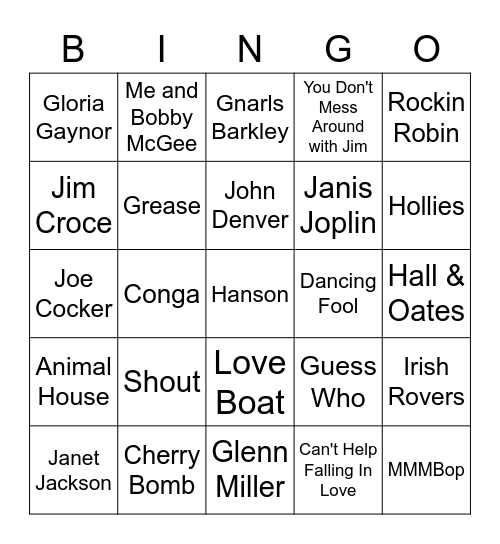 Oct 21 Bingo Game 9 No Free Bingo Card